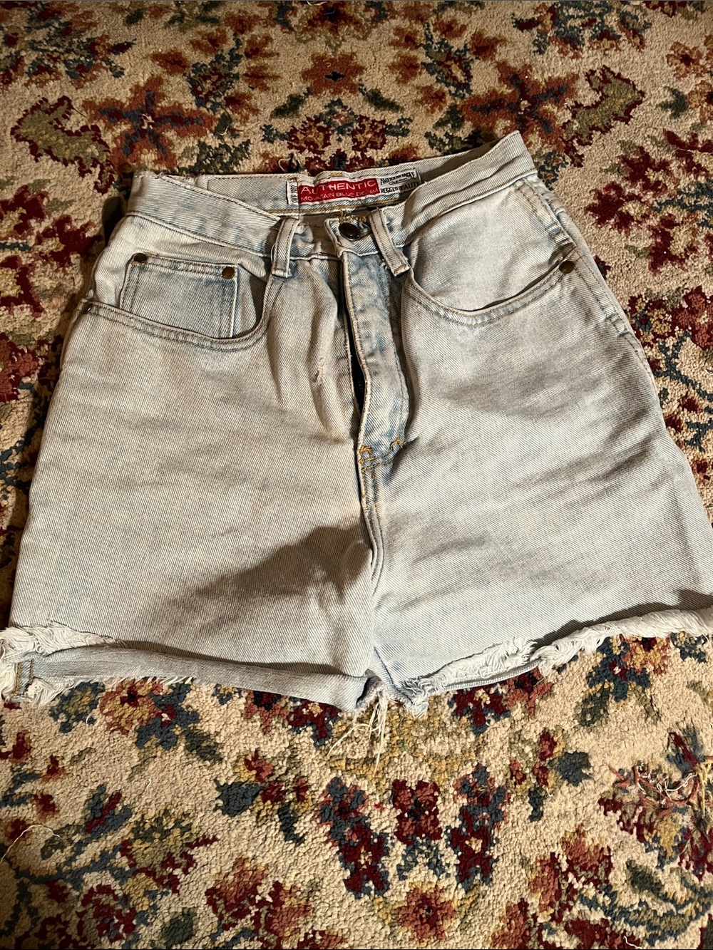 Vintage American Eagle Light-wash Denim Shorts